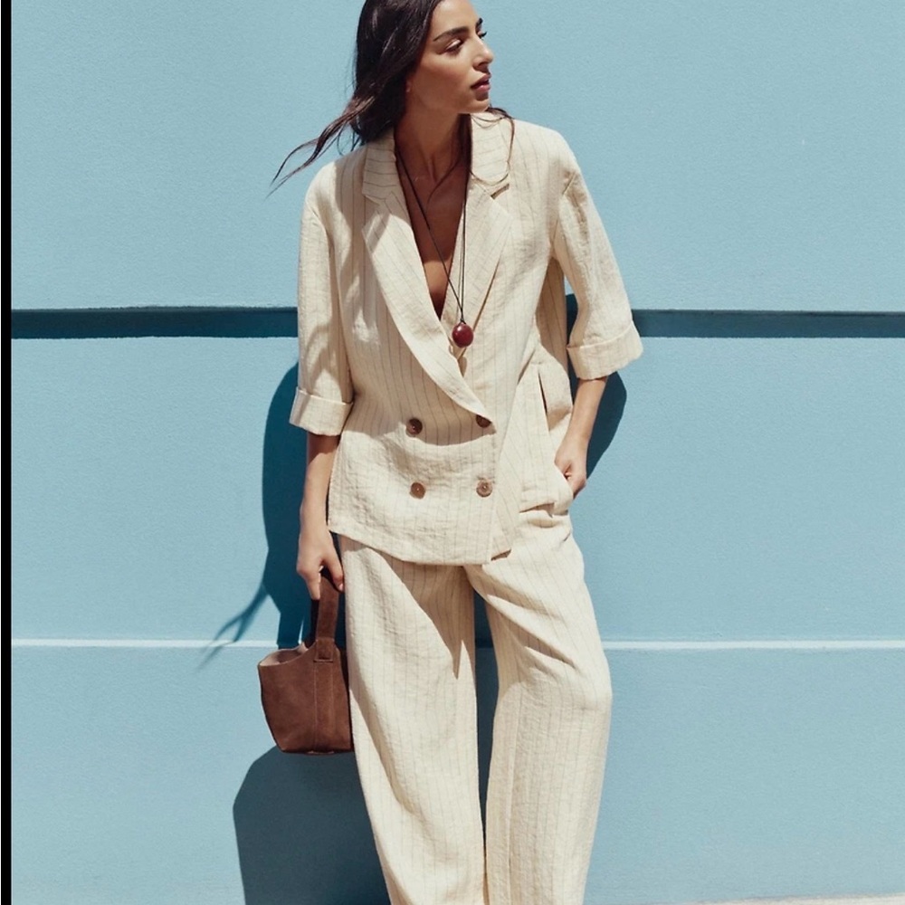 Zara Cream Women's Pantsuit